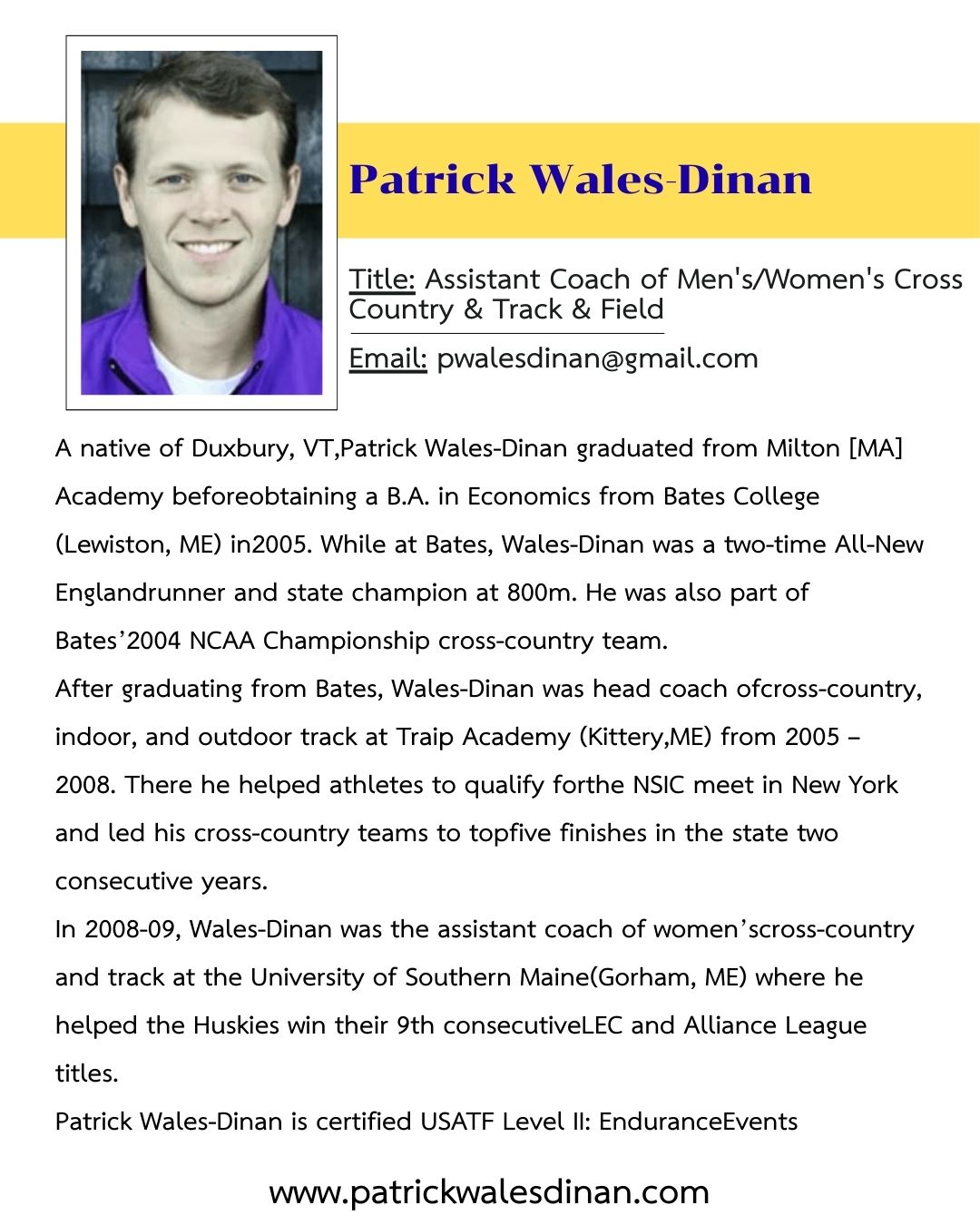 PATRICK WALES DINAN photo 3