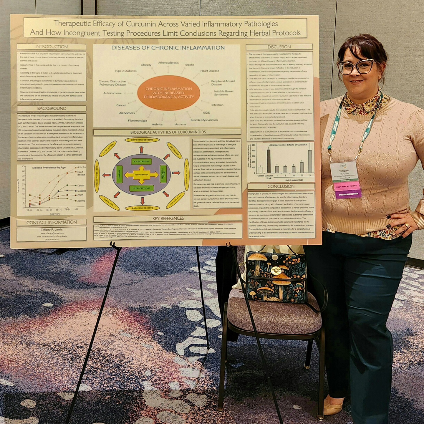 Presenting on Curcumin and inflammatory pathologies