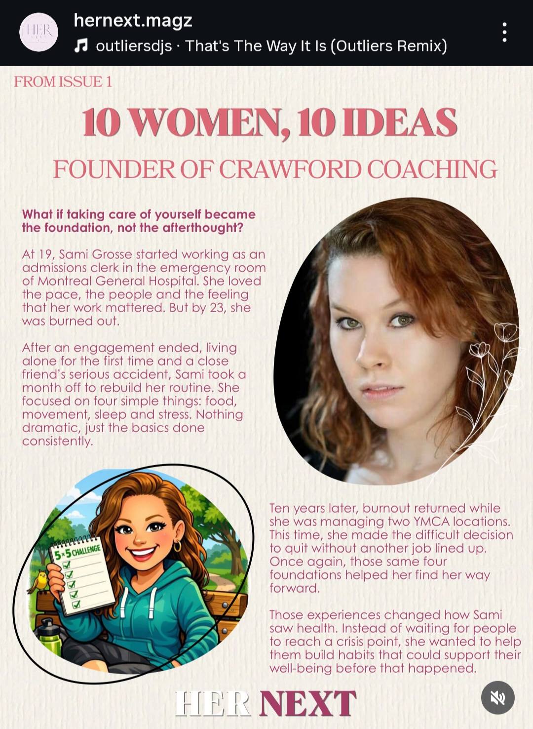 HerNext Magazine Feature